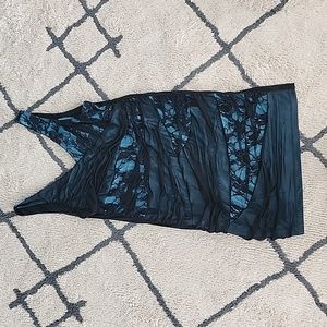 Torrid plus size 3 black and blue dress